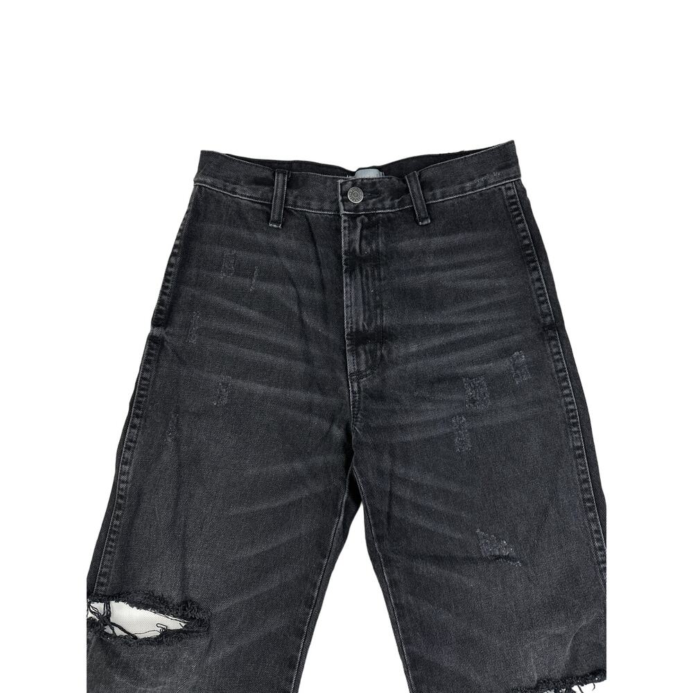 Boyish - Kirby Ripped Jeans In Bullit Faded Black View 2